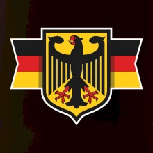 Nemecká orlica a vlajka