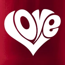 Love nápis jednoduchý