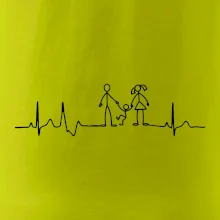 EKG rodina a jedno dieťa