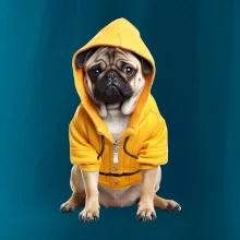 Mops v mikine Mops v mikine