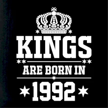 Kings are born in 1992