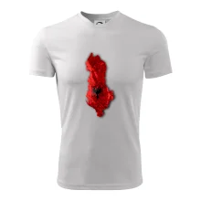 Mapa Albánsko reliéf hôr Mapa Albánsko reliéf hôr