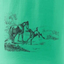 Kôň a žriebä maľované Kôň a žriebä maľované