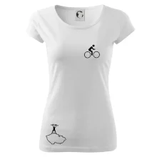 Mapa ČR + kolo na prsu Mapa ČR + kolo na prsu