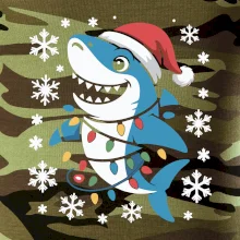 Vánoční žralok a vločky