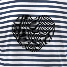 Odtlačok prsta srdce