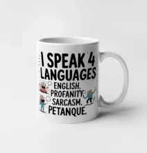 I speak 4 language - Petanque