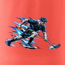 Florbalový sprint v modrých blescích