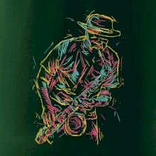 Jazz saxofón splash Jazz saxofón splash