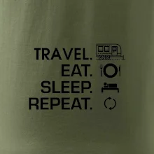 Eat sleep travel - Veľký príves