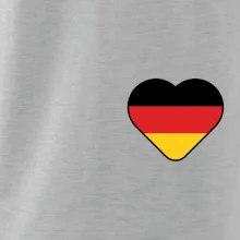 Germany love prso - Nemecká vlajka