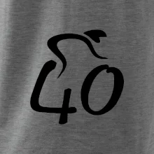 Cyklista oslavuje štyridsiatku (40)