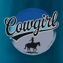 Cowgirl modrý pruh