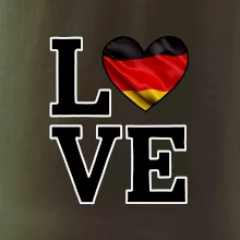 Love Nemecká vlajka