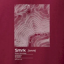 Smrk - vrstevnice v obdĺžniku