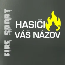 Hasiči - Váš názov - FLUO + Reflexná potlač