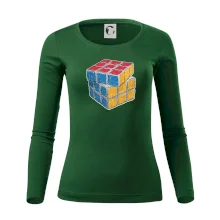 Rubikova kocka kreslená