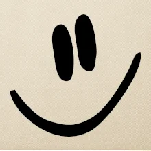 Emoji bez obrysu - usmev