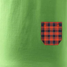 Flanelové triko červené