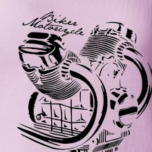 Biker Motorcycle motor