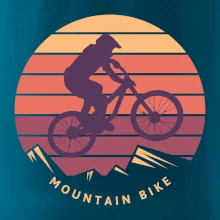 MTB farebný bicykel západ slnka MTB farebný bicykel západ slnka