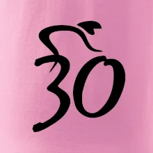 Cyklista oslavuje tridsiatku (30)