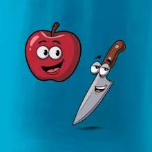 Parové tričko - Jablko a nôž