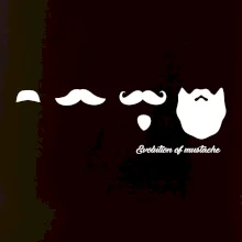 Evolution mustache Evolution mustache