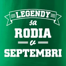 Legendy sa rodia v septembri