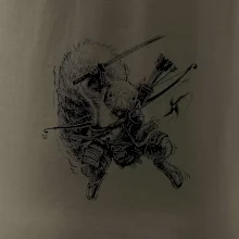 Skica ninja veverička