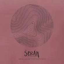 Šerák - vrstevnice v kruhu