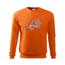 Mapa Európy - srdce v Ukrajine Mapa Európy - srdce v Ukrajine