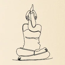 Jóga v sede jedným ťahom