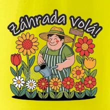 Záhrada volá - záhradník a slnečnice