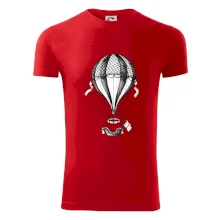 Teplovzdušný balón kreslený