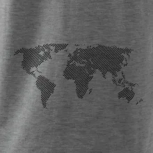 Mapa sveta odtlačok