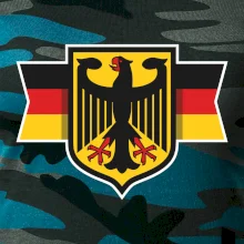 Nemecká orlica a vlajka