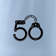 Narodeninové tričko pre policajta - putá 50 Narodeninové tričko pre policajta - putá 50