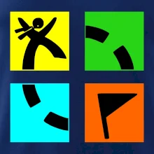 Geocaching logo farebné