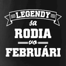 Legendy sa rodia vo februári