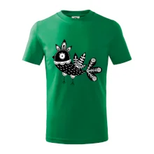 Vtáčik čiernobiely folklór