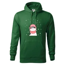 Mačka v zimnej čiapke