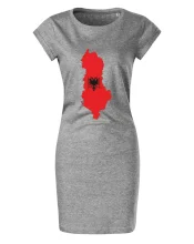 Albánsko mapa a znak Albánsko mapa a znak