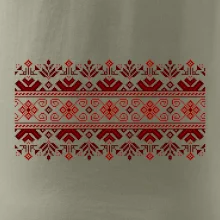Ukrajinský vzor - červený