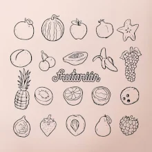 Frutarián ovocie vo štvorci