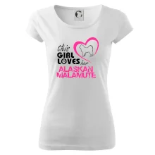 This Girl Loves her Alaskan Malamute