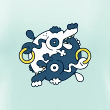 Yin & Yang abstraktné psy