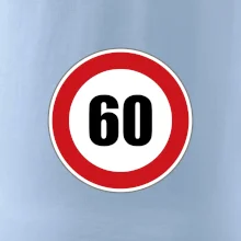 Dopravná značka - obmedzenie rýchlosti 60