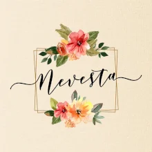 Nevesta štvorec oranžový