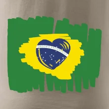 Brazília vlajka srdca